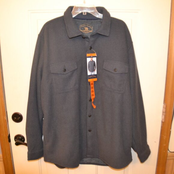 Teton Sherpa Fleece Shirt Jacket Freedom Foundry - Picture 1 of 3